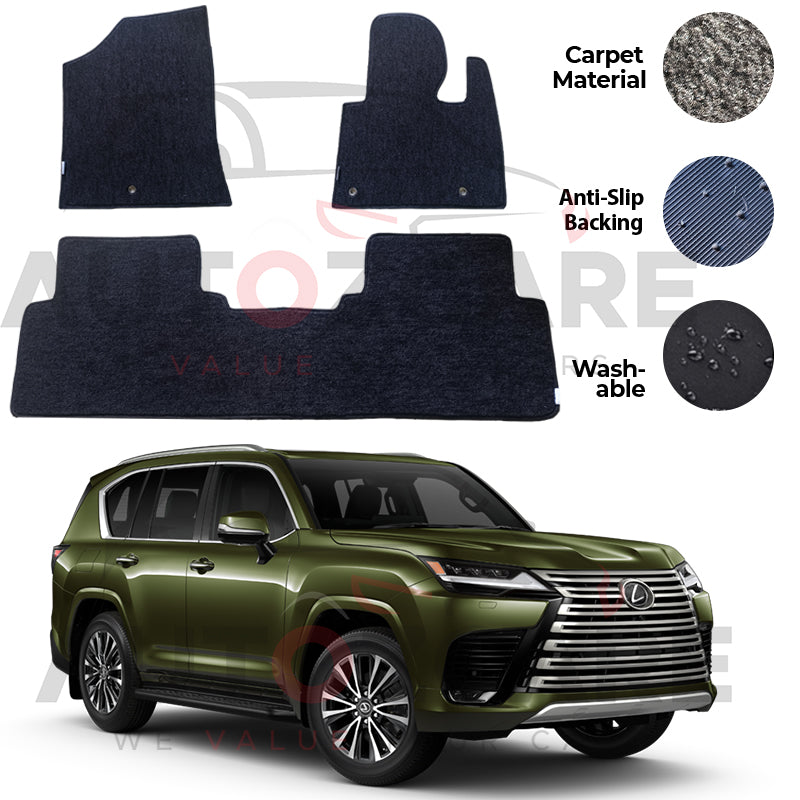 Lexus LX 600 Genuine Fitting Carpet Floor Mat - Model 2021-2025