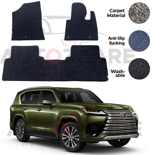 Lexus LX 600 Genuine Fitting Carpet Floor Mat - Model 2021-2025