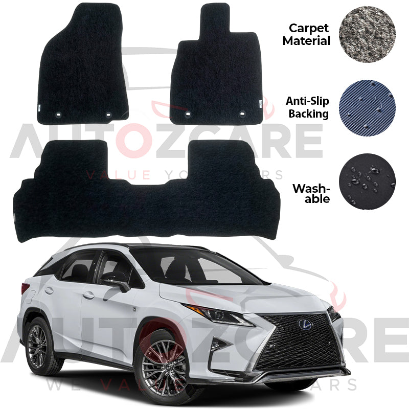 Lexus RX 450H Genuine Fitting Carpet Floor Mat 3PCS - Model 2008-2022
