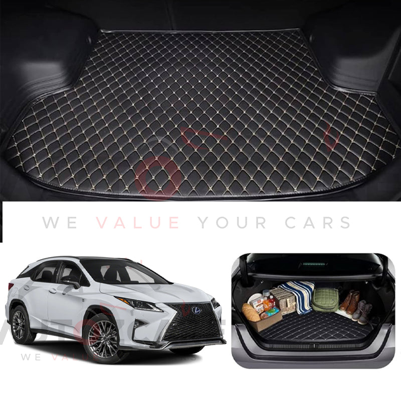 Lexus RX 450H 7D Custom Car Trunk Mat - Model 2008-2022