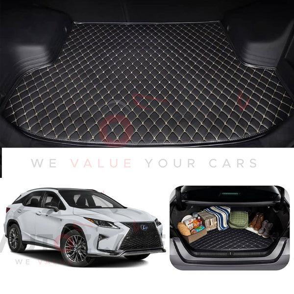 Lexus RX 450H 7D Custom Car Trunk Mat - Model 2008-2022