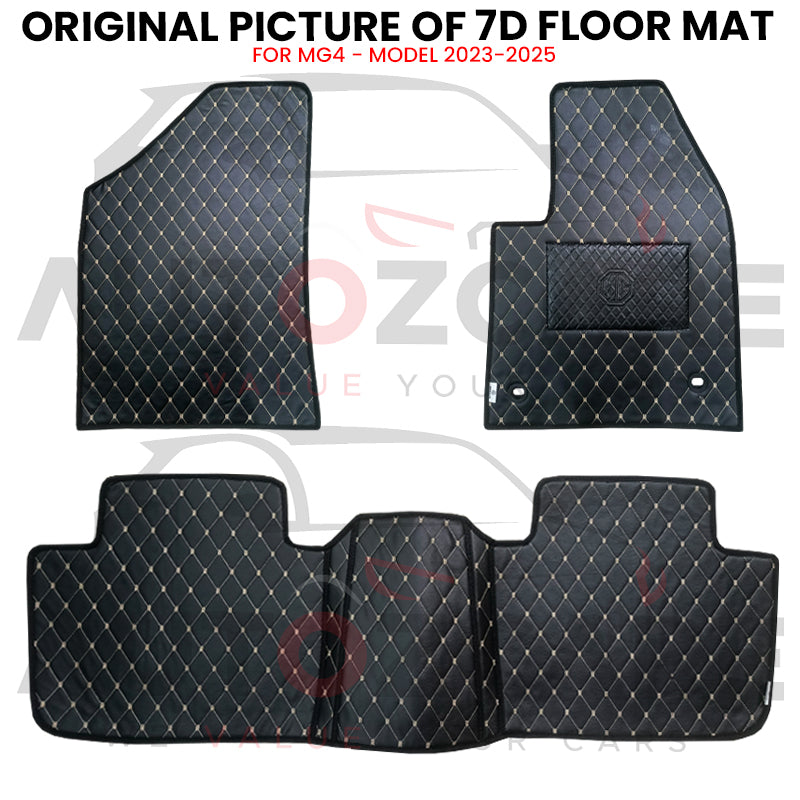 MG4 7D Floor Mat (Flat Style) 3PCS - Model 2023-2025