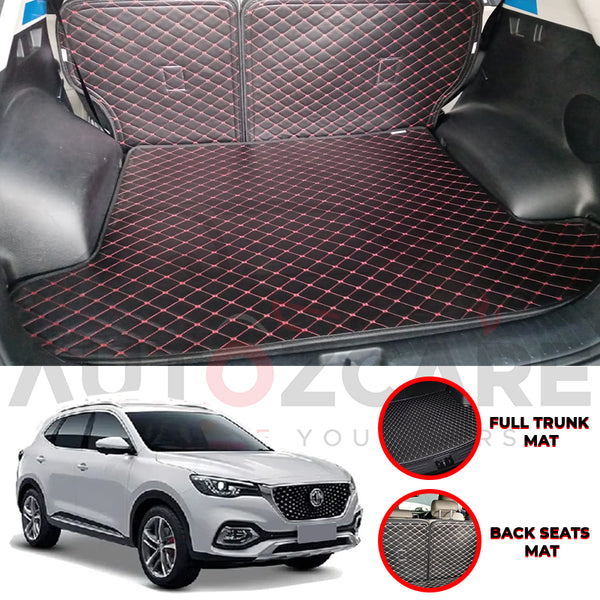 MG HS Custom Car Complete 7D Cabine Mat | Complete 7d Trunk Room Mat- Model 2020-2025