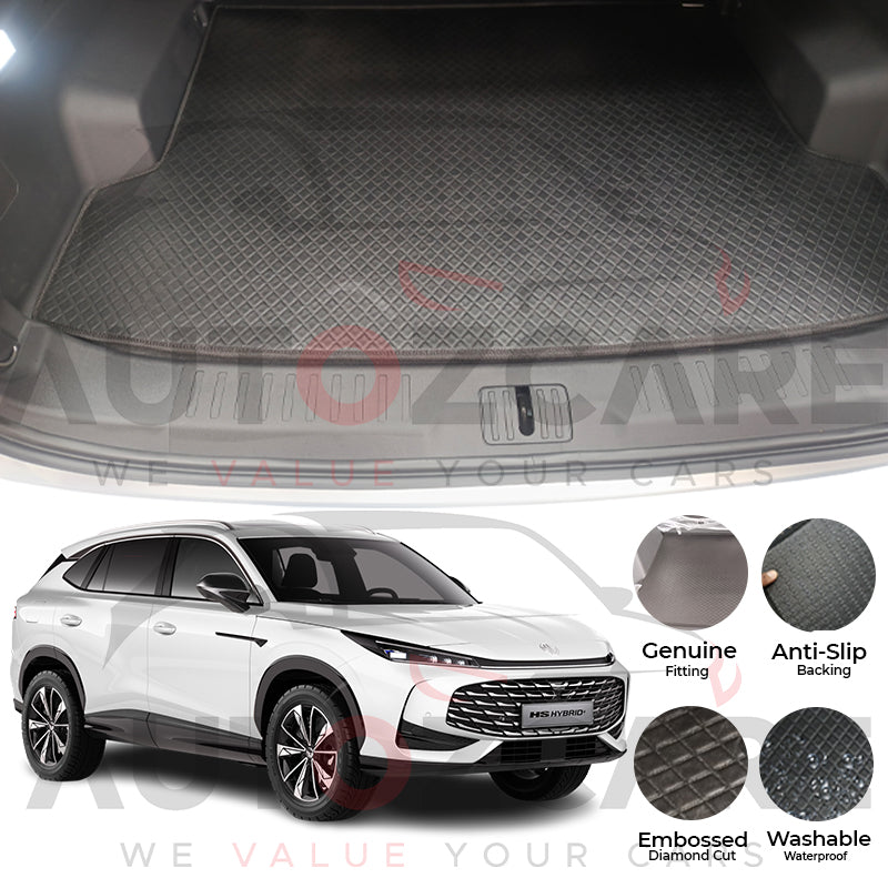 MG HS Hybrid China Rexine Custom-Size Trunk Mat - Model 2026
