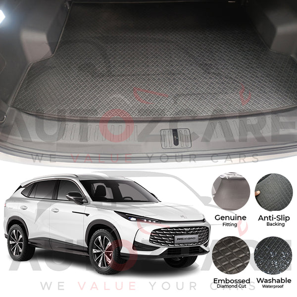 MG HS Hybrid China Rexine Custom-Size Trunk Mat - Model 2026