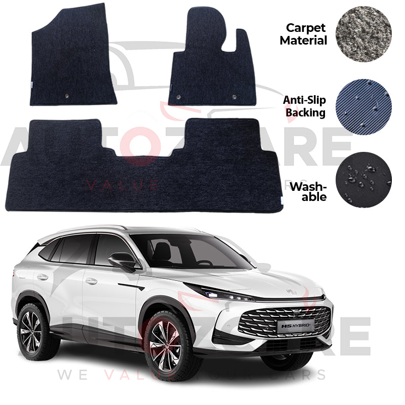 MG HS Hybrid Genuine Fitting Carpet Floor Mat 3PCS - Model 2026