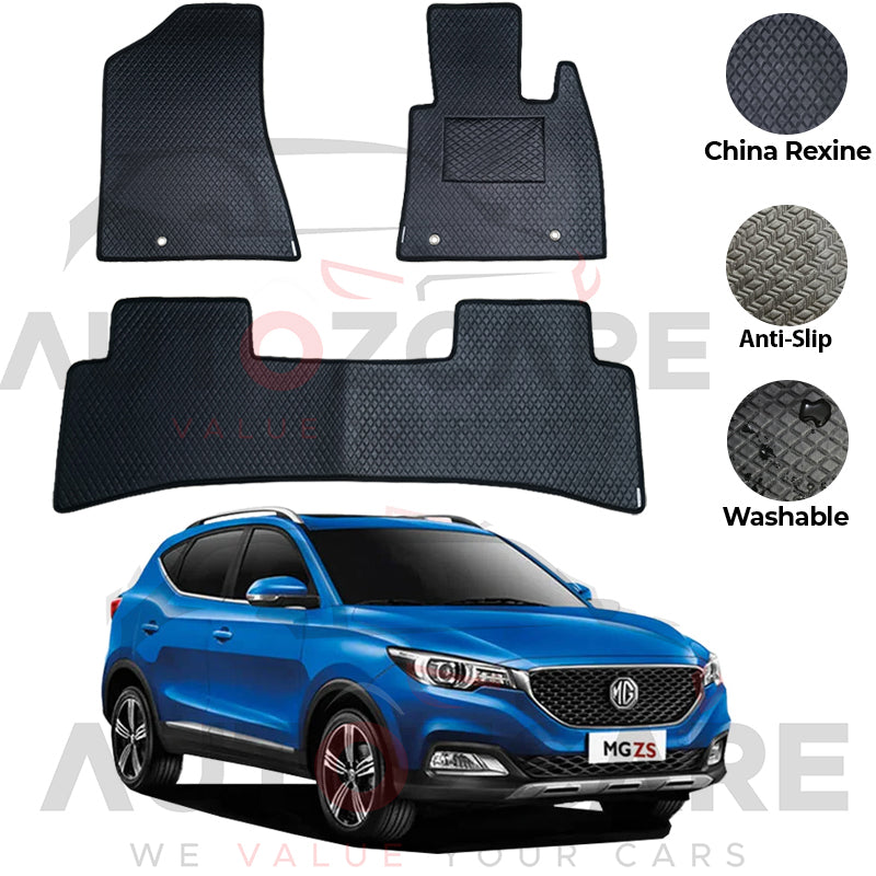 MG ZS China Rexine Floor Mat 3PCS - Model 2020-2022