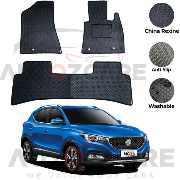 MG ZS China Rexine Floor Mat 3PCS - Model 2020-2022