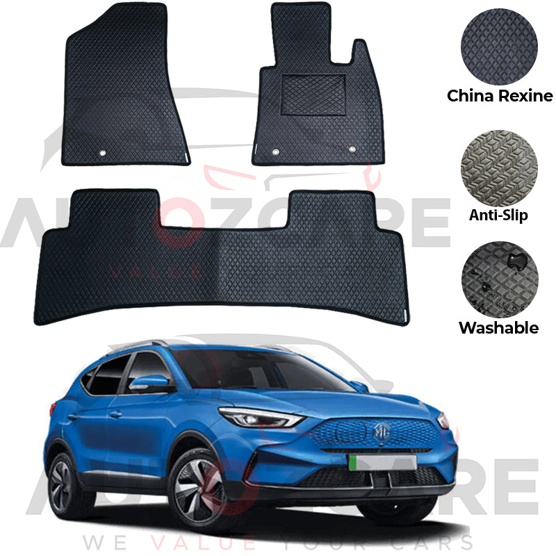 MG ZS EV China Rexine Floor Mat 3PCS - Model 2021-2025