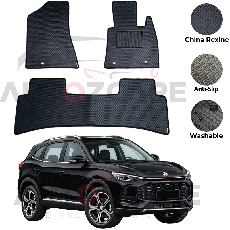 MG ZS China Rexine Floor Mat 3PCS - Model 2026