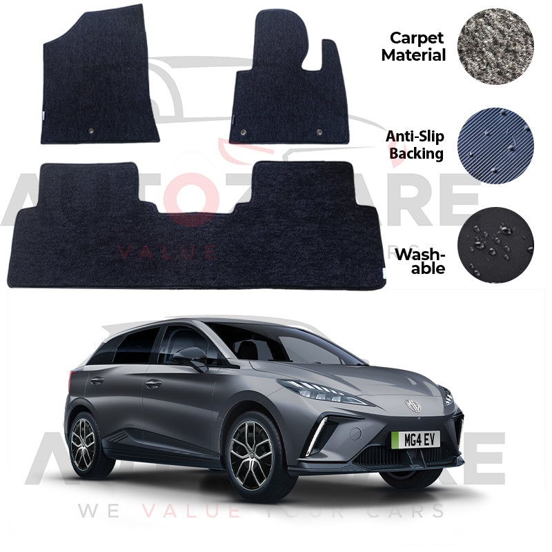 MG 4 Genuine Fitting Carpet Floor Mat 3PCS - Model 2023-2025