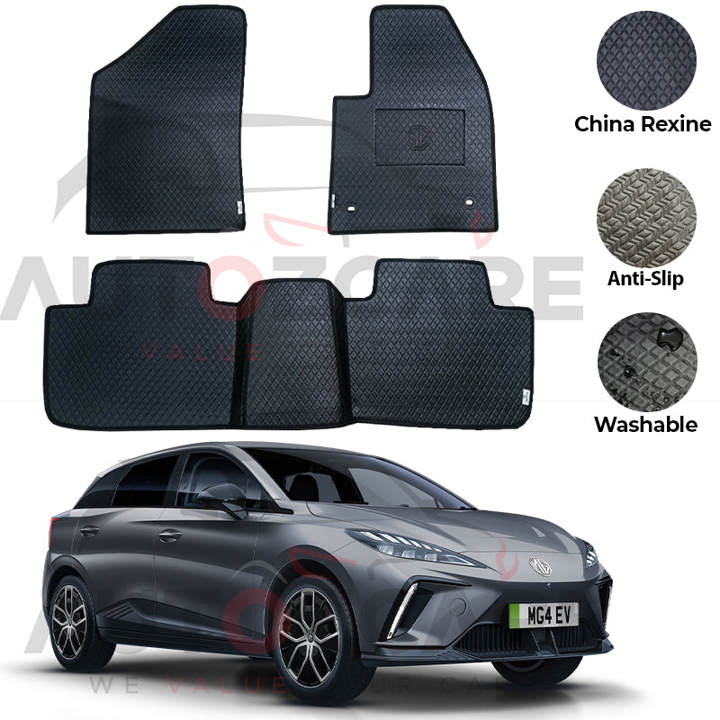 MG 4 China Rexine Floor Mat 3PCS - Model 2023-2025