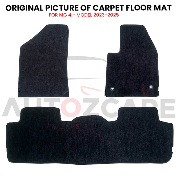 MG 4 Genuine Fitting Carpet Floor Mat 3PCS - Model 2023-2025