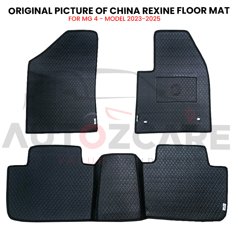 MG 4 China Rexine Floor Mat 3PCS - Model 2023-2025