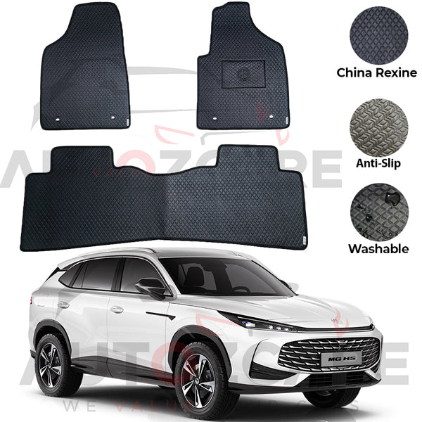 MG HS China Rexine Floor Mat 3PCS - Model 2020-2025