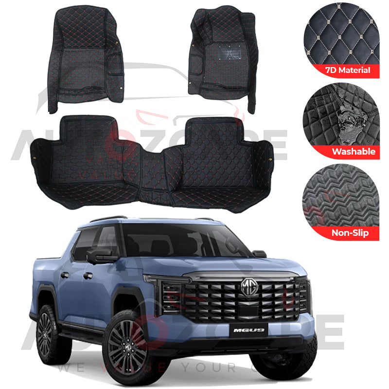 MG U9 7D Floor Mat (Tray Style) 3PCS - Model 2025-2026