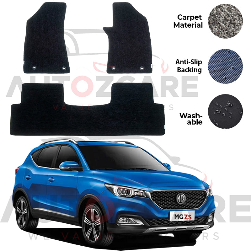 MG ZS Genuine Fitting Carpet Floor Mat 3PCS - Model 2020-2022