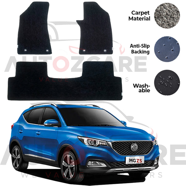 MG ZS Genuine Fitting Carpet Floor Mat 3PCS - Model 2020-2022