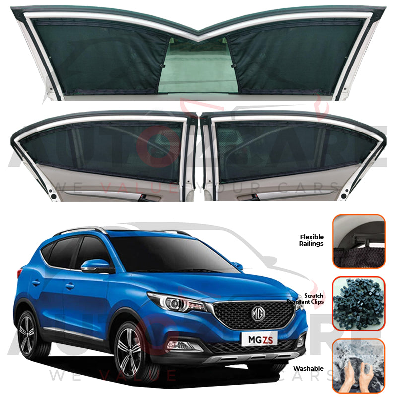 MG ZS Bonet Custom Car Sliding Curtains - Model 2020-2022