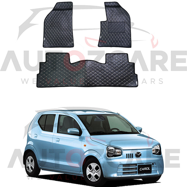 Mazda Carol 7D Floor Mat ( Flat Style ) 3PCS - Model 2014-2025