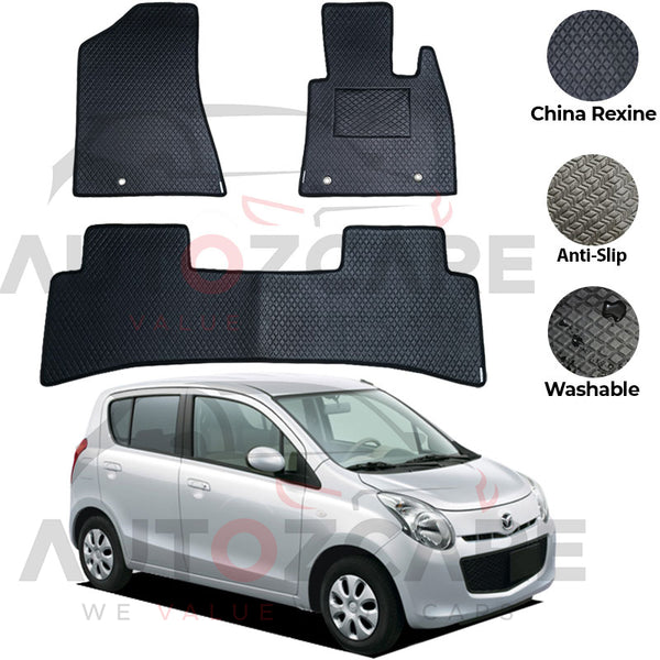 Mazda Carol China Rexine Floor Mat 3PCS - Model 2010-2014