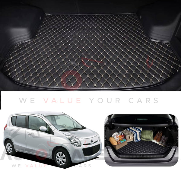 Mazda Carol 7D Custom Car Trunk Mat - Model 2010-2014