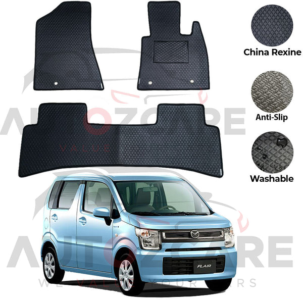 Mazda Flair China Rexine Floor Mat 3PCS - Model 2013-2025