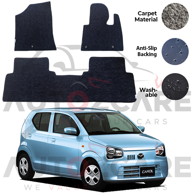 Mazda Carol Genuine Fitting Carpet Floor Mat 3PCS - Model 2014-2025