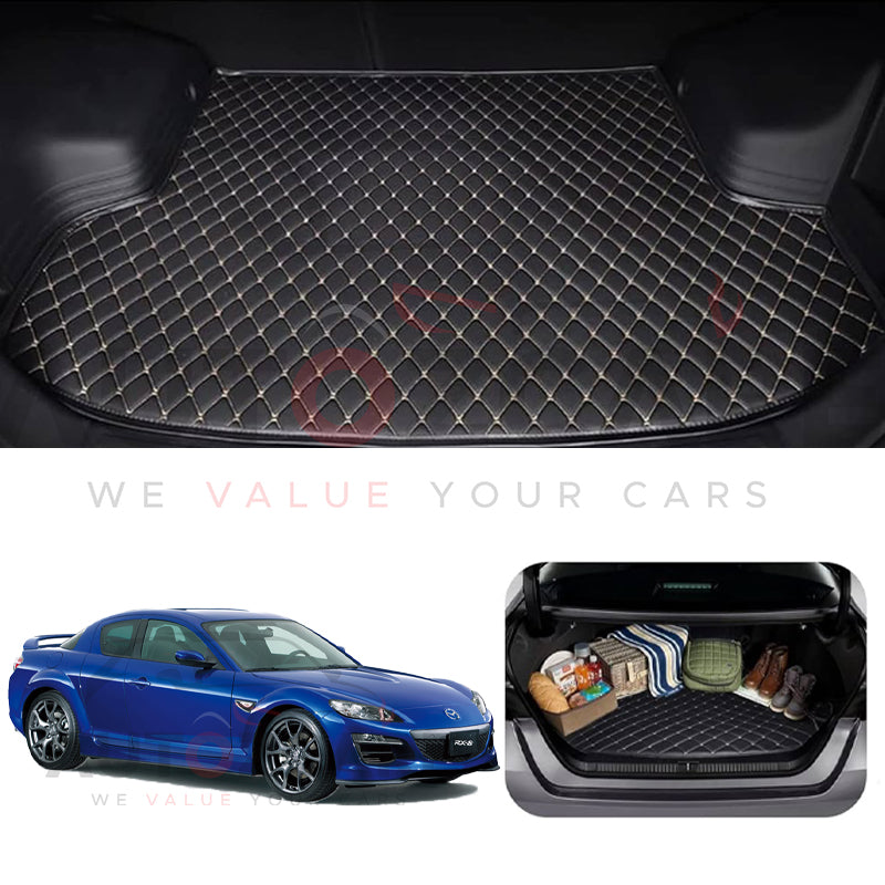 Mazda RX8 7D Custom Car Trunk Mat - Model 2003-2012