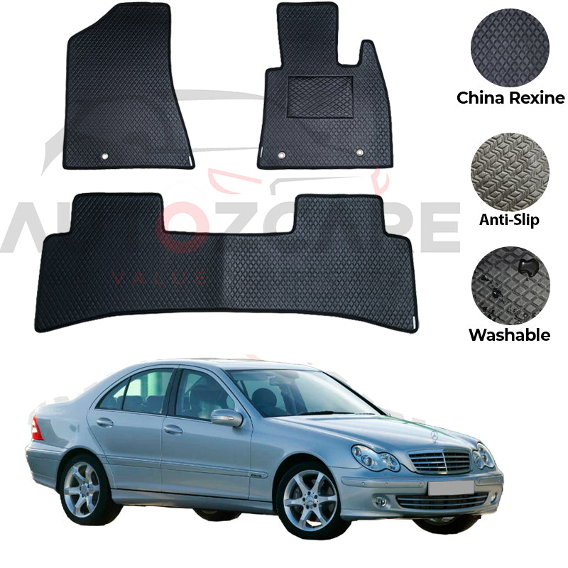 Mercedes C180 China Rexine Floor Mat 5PCS - Model 2001-2007