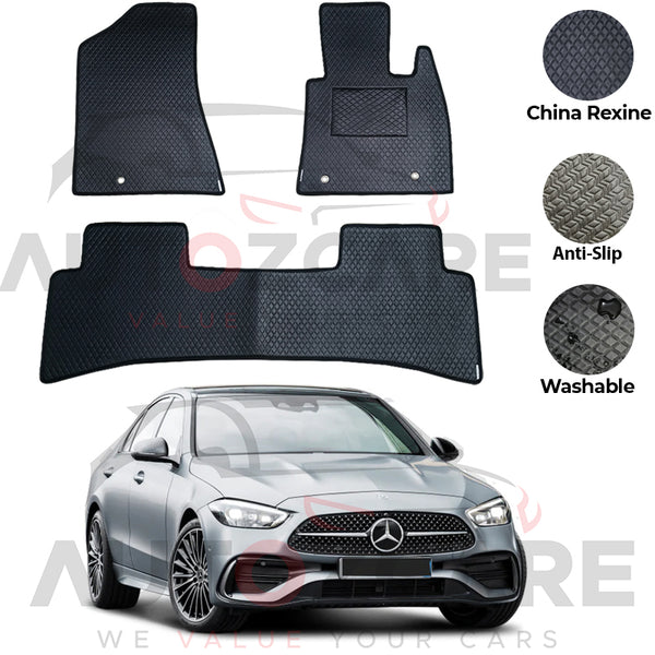 Mercedes C180 China Rexine Floor Mat 5PCS - Model 2022-2025