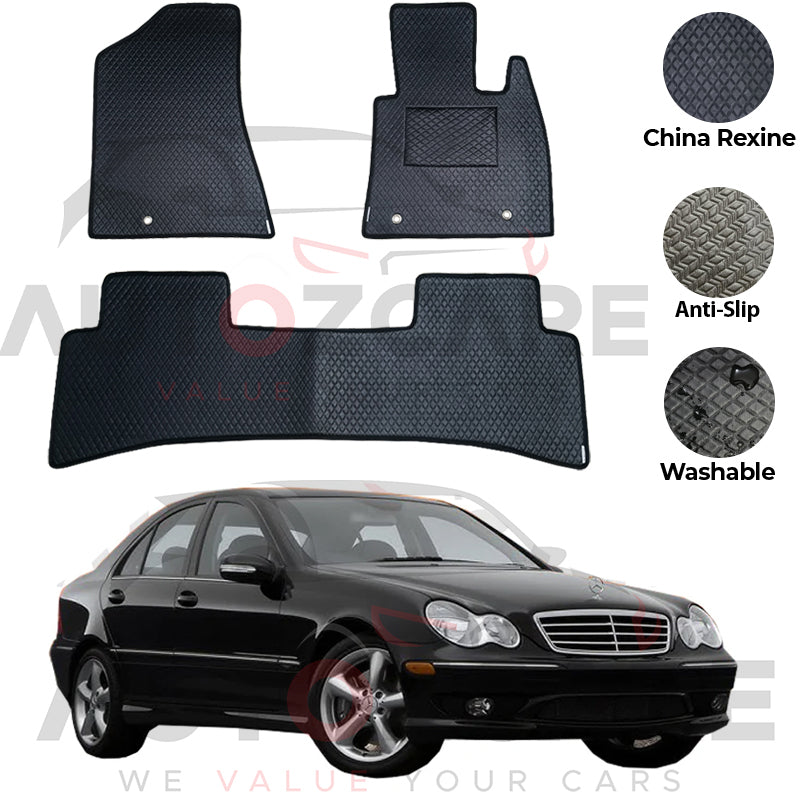 Mercedes C200 China Rexine Floor Mat 5PCS - Model 2001-2007