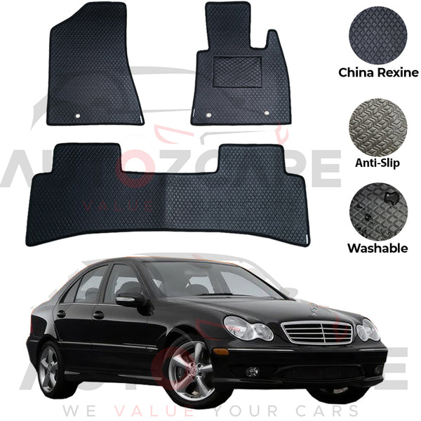 Mercedes C200 China Rexine Floor Mat 5PCS - Model 2001-2007