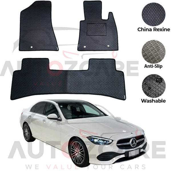 Mercedes C200 China Rexine Floor Mat 5PCS - Model 2022-2025