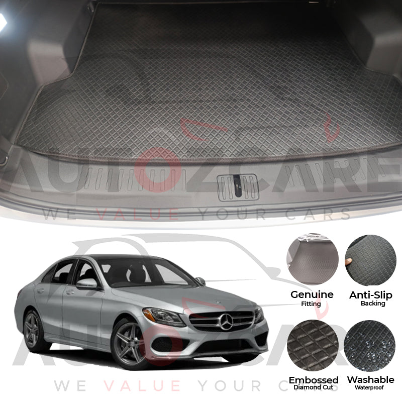Mercedes C200 China Rexine Custom-Size Trunk Mat - Model 2015-2021