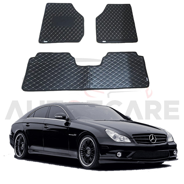 Mercedes CLS Class 7D Floor Mat ( Flat Style ) 3PCS - Model 2005-2010
