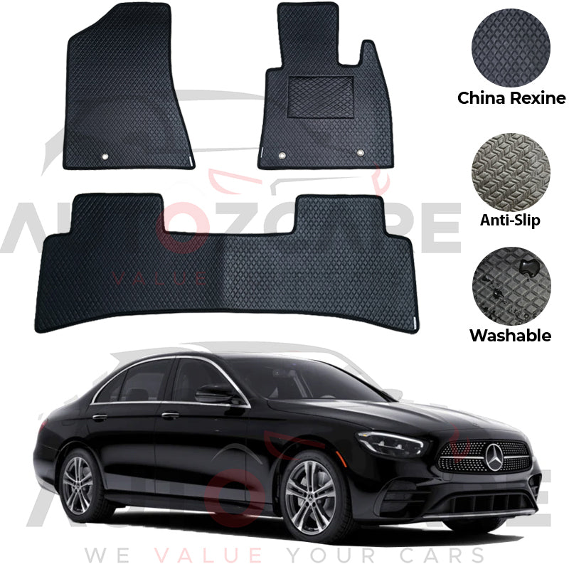 Mercedes E180 China Rexine Floor Mat 3PCS - Model 2016-2025