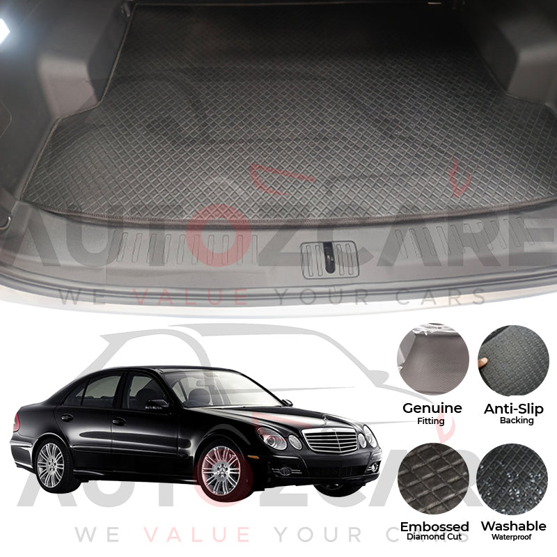 Mercedes E200 China Rexine Custom-Size Trunk Mat - Model 2002-2009