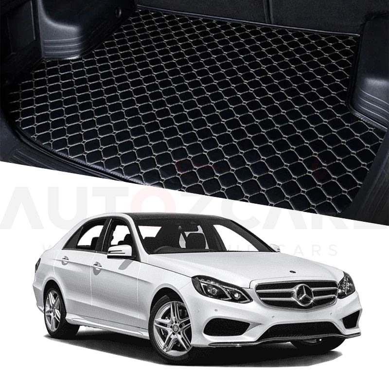 Mercedes E Class 7D Custom Car Trunk Mat - Model 2009-2016 - AutozCare Pakistan