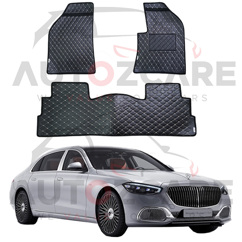 Mercedes MayBach S 680 7D Floor Mat (Flat Style) 4PCS - Model 2021-2026
