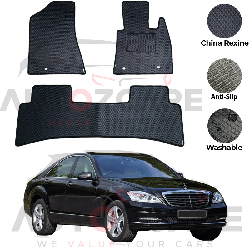 Mercedes S250 China Rexine Floor Mat 3PCS - Model 2005-2013