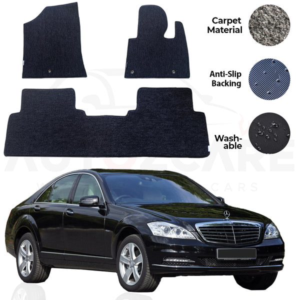 Mercedes S250 Genuine Fitting Carpet Floor Mat 3PCS