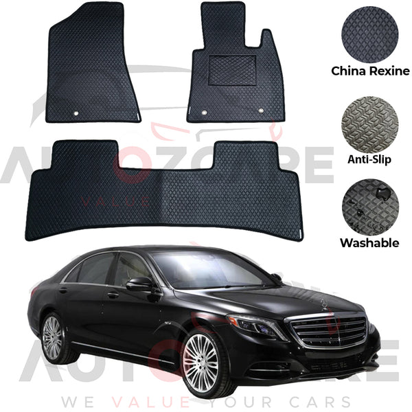 Mercedes S600 China Rexine Floor Mat 3PCS - Model 2005-2013