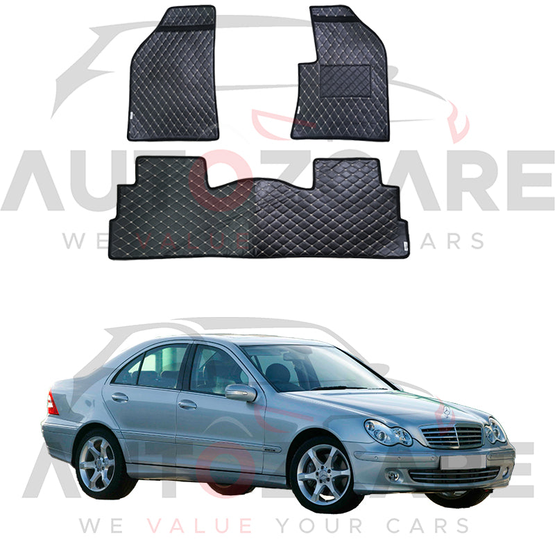 Mercedes C180 7D Floor Mat ( Flat Style ) 5PCS -Model 2001-2007