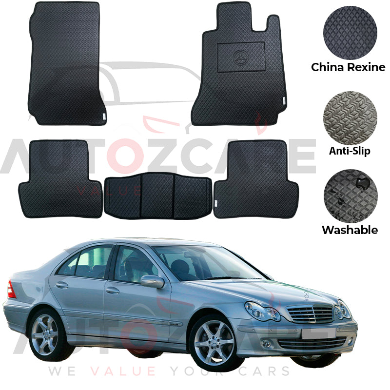 Mercedes C180 China Rexine Floor Mat 5PCS - Model 2001-2007