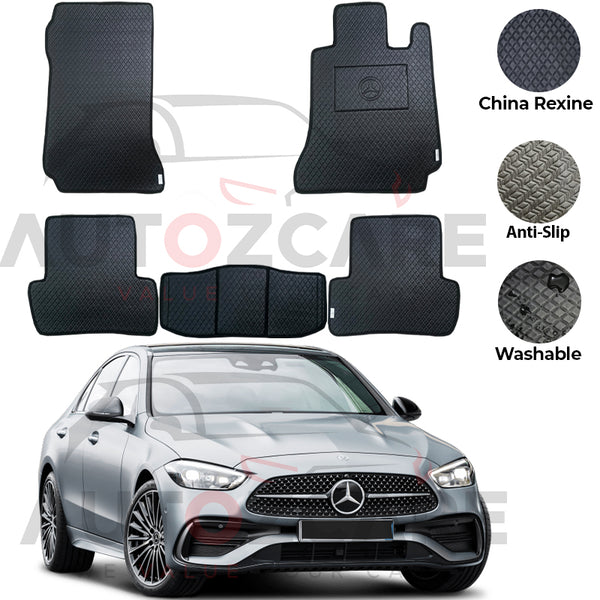 Mercedes C180 China Rexine Floor Mat 5PCS - Model 2022-2025