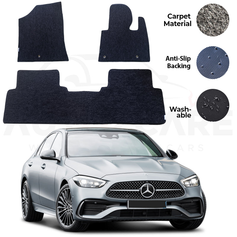 Mercedes C180 Genuine Fitting Carpet Floor Mat 3PCS