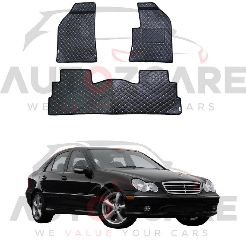 Mercedes C200 7D Floor Mat ( Flat Style ) 5PCS - Model 2001-2007