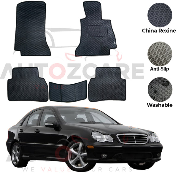 Mercedes C200 China Rexine Floor Mat 5PCS - Model 2001-2007
