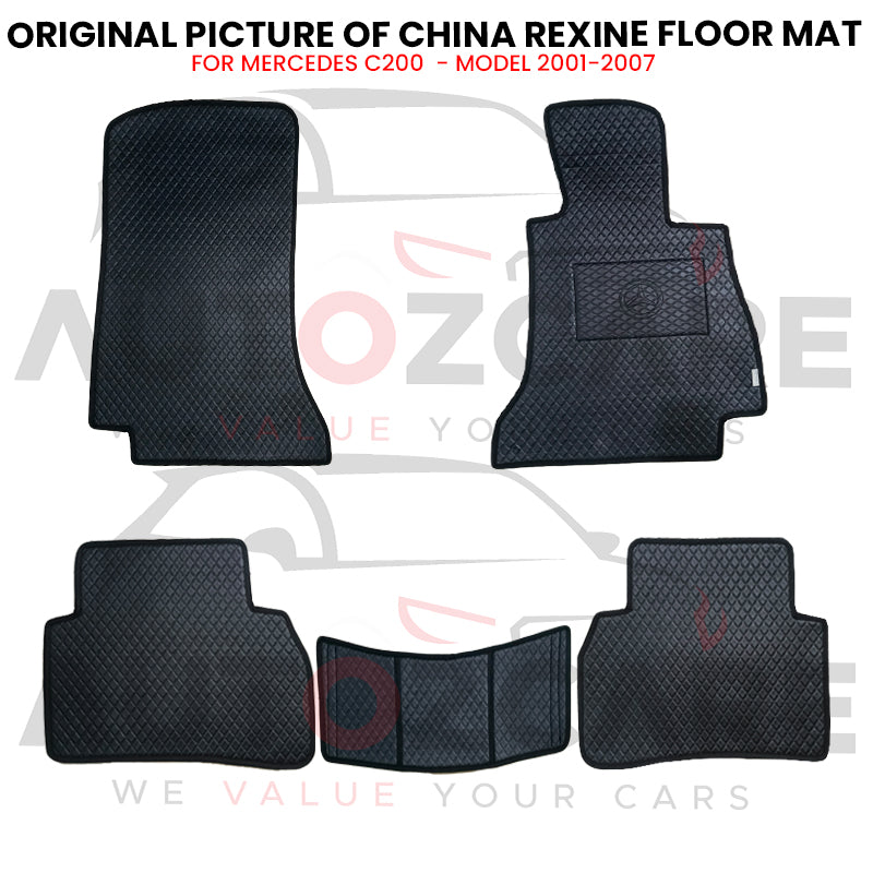 Mercedes C200 China Rexine Floor Mat 5PCS - Model 2001-2007